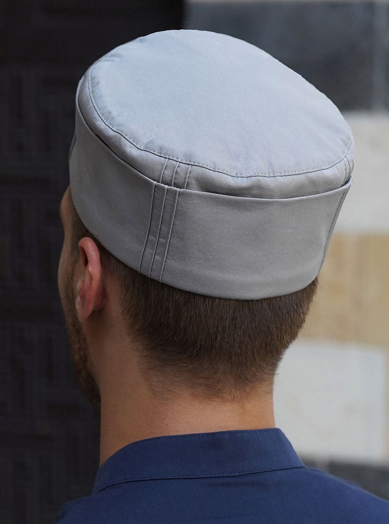 Double Layered Kufi with Pintucks