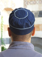 Pleated Kufi with Piping
