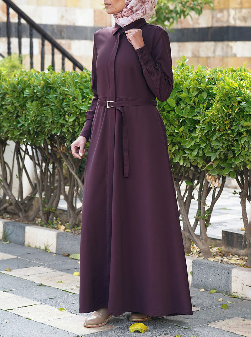 Belted Maxi Dress