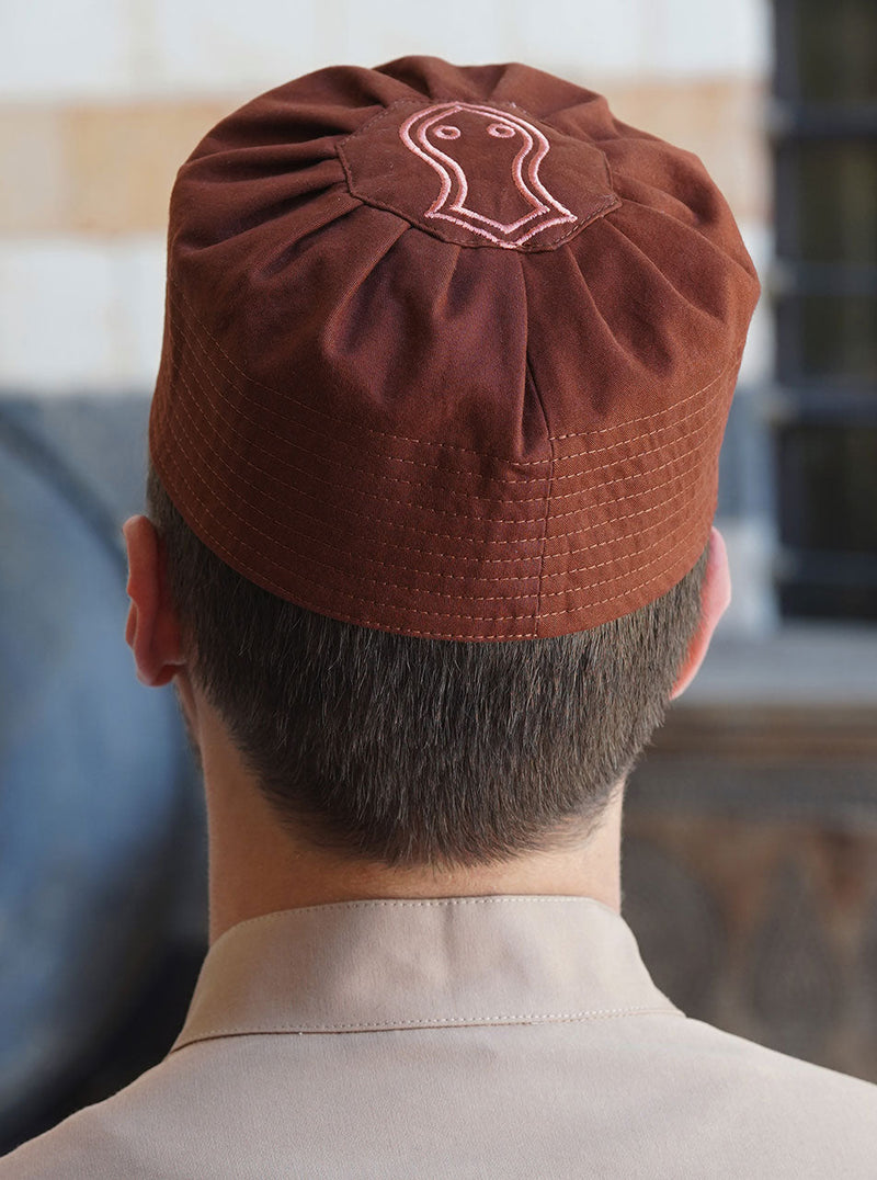 Sandal Pleated Kufi Hat