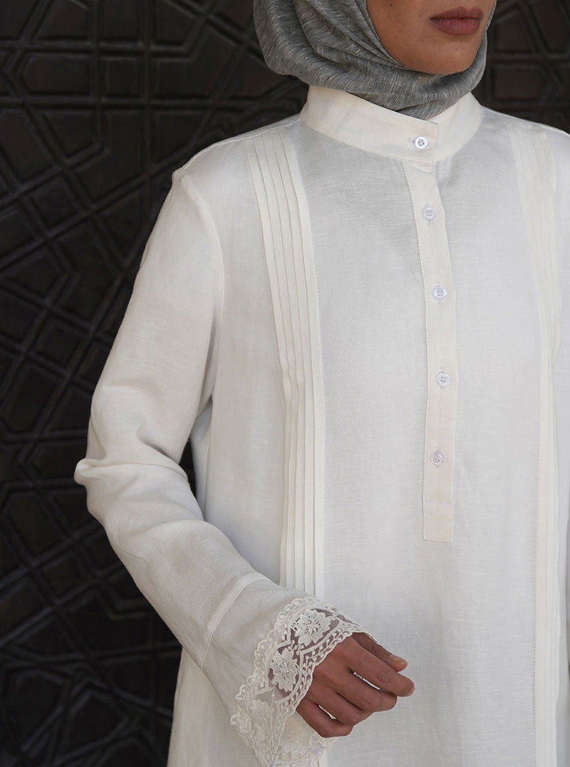 Lace Cuffs Tunic