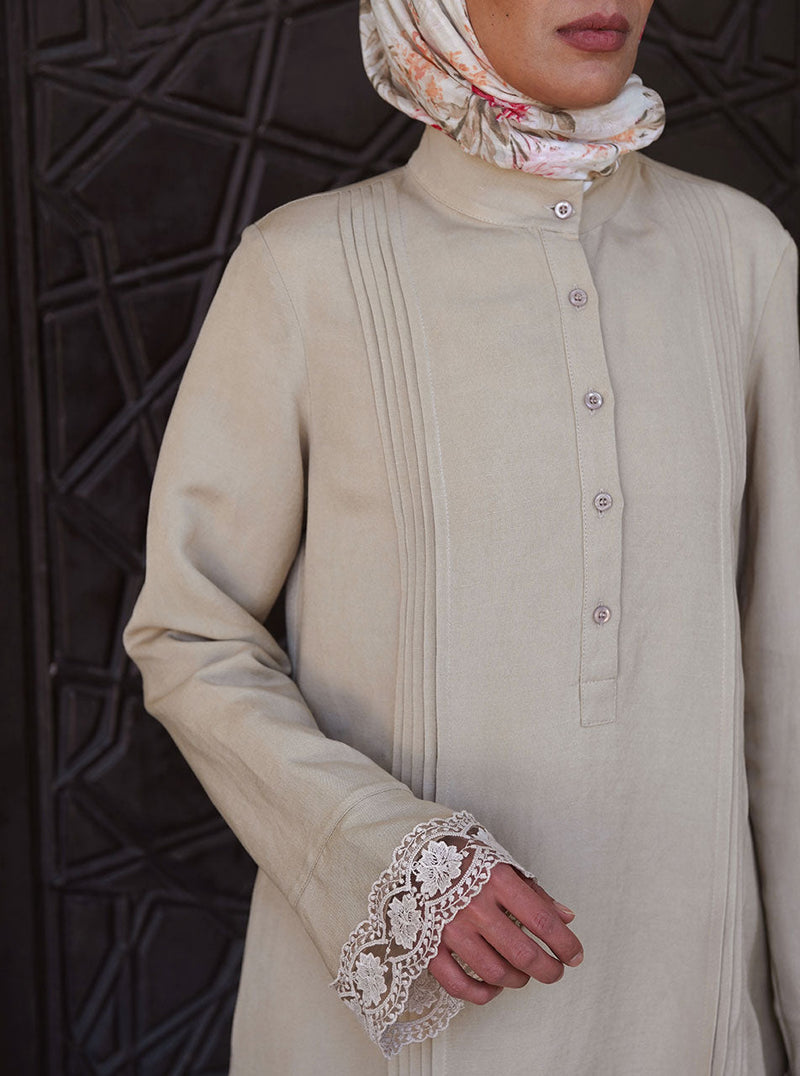Lace Cuffs Tunic
