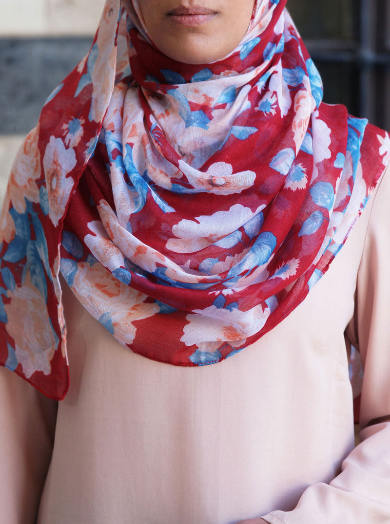 Abstract Roses Hijab