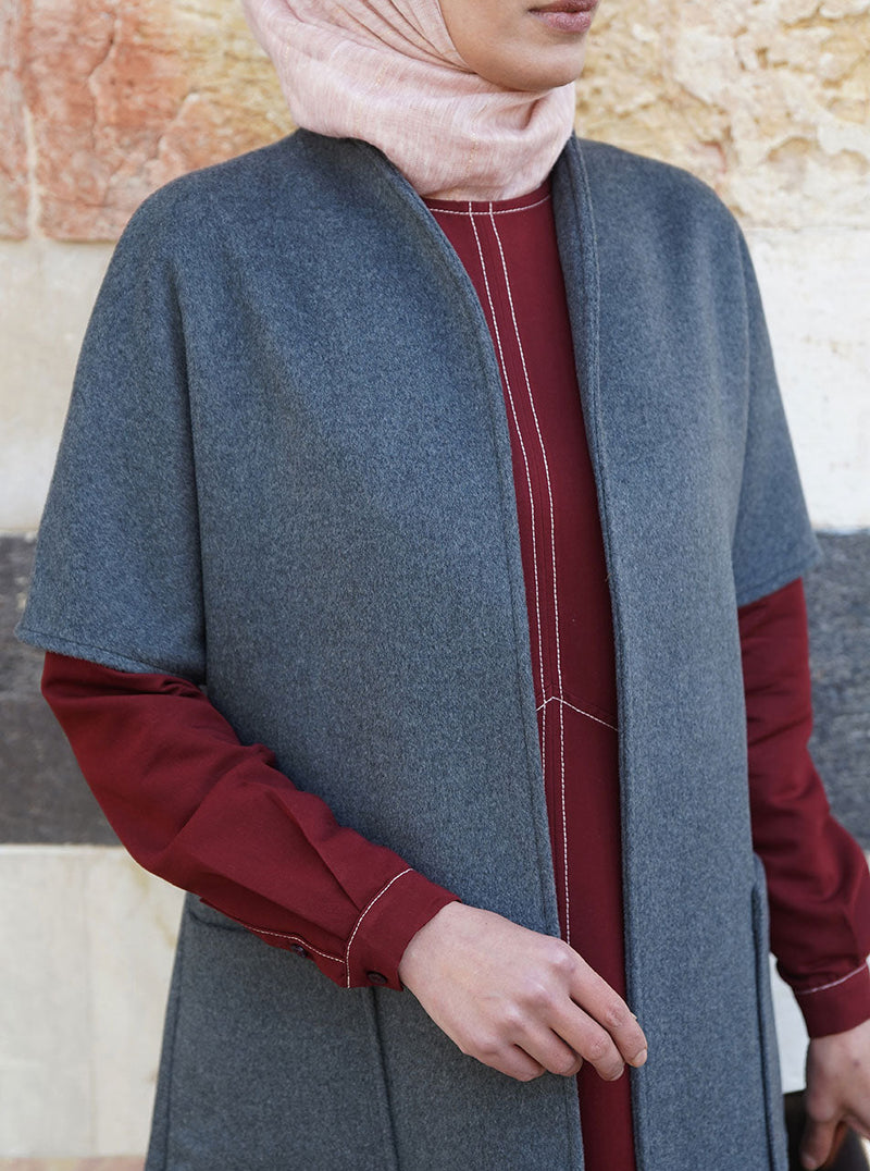 Short Sleeved Wool Jacket