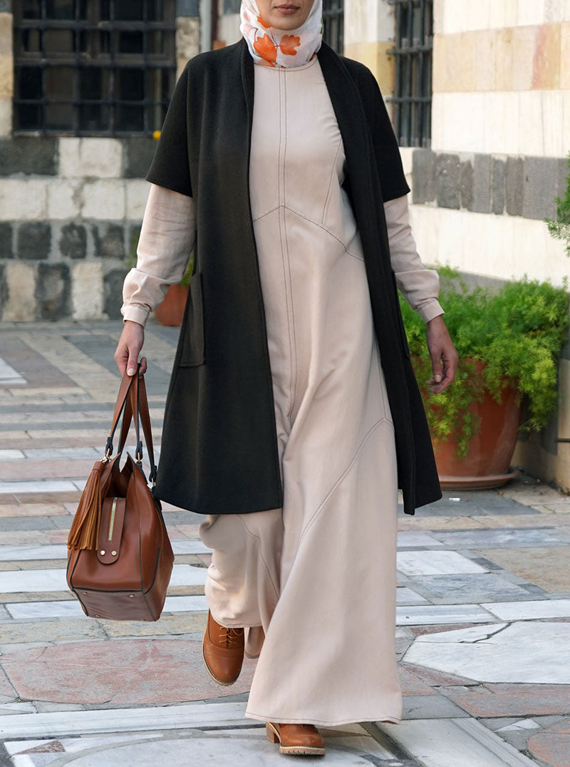 Short Sleeved Wool Jacket