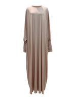 Madinah Smocked Sleeve Batwing Abaya - Rose Petal