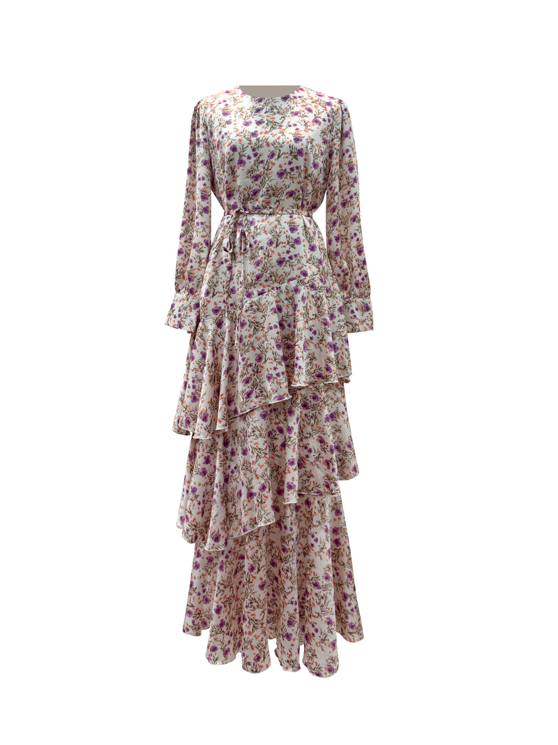 Valencia Tiered Maxi-Floral Bloom