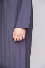 Twine Embroidered Thobe with Zipper