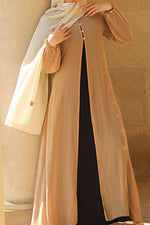 Hawa Chiffon Cardigan - Soft Sand