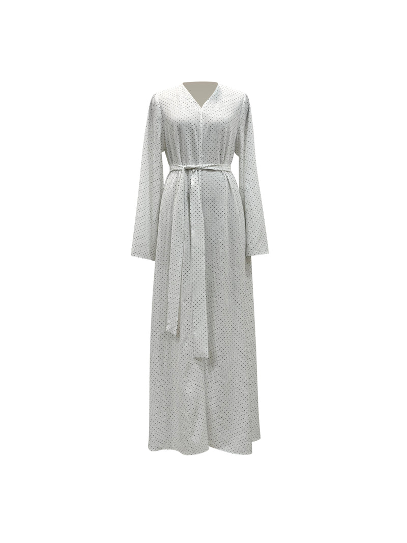 Qamar Kimono Abaya - Vanilla Bean