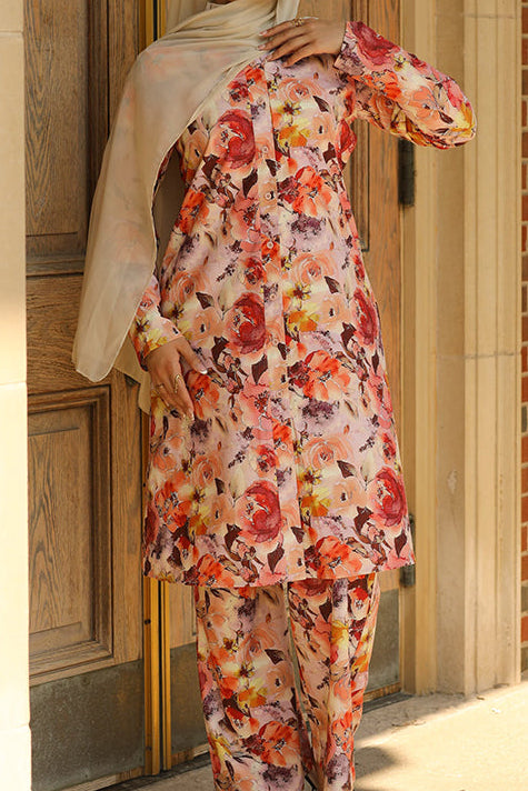 Nawar Two Piece Set - Fall Sunset