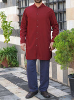 Snap Button Hoodie Tunic