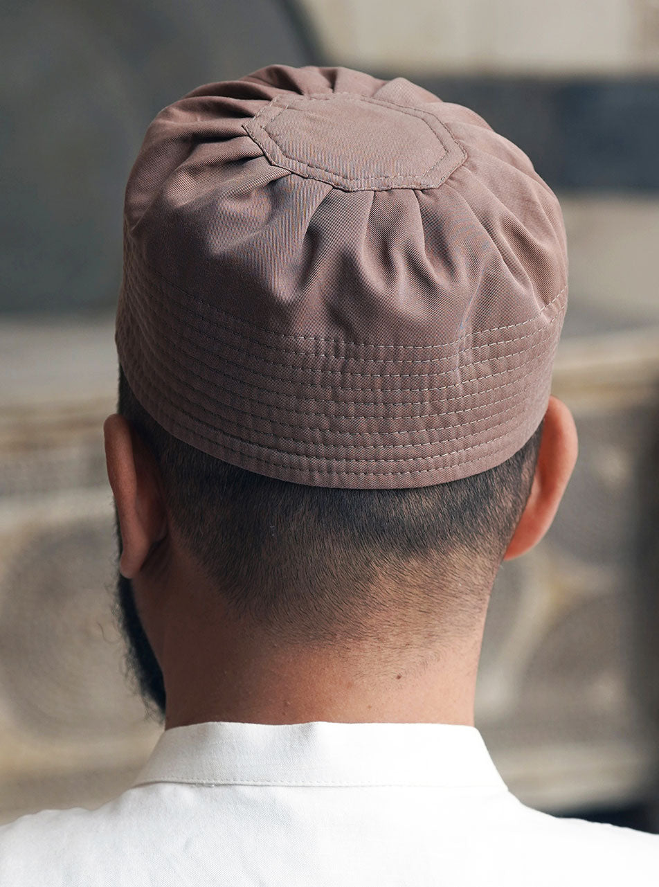 Cotton and Lyocell Pleated Hat | Shukr Clothing