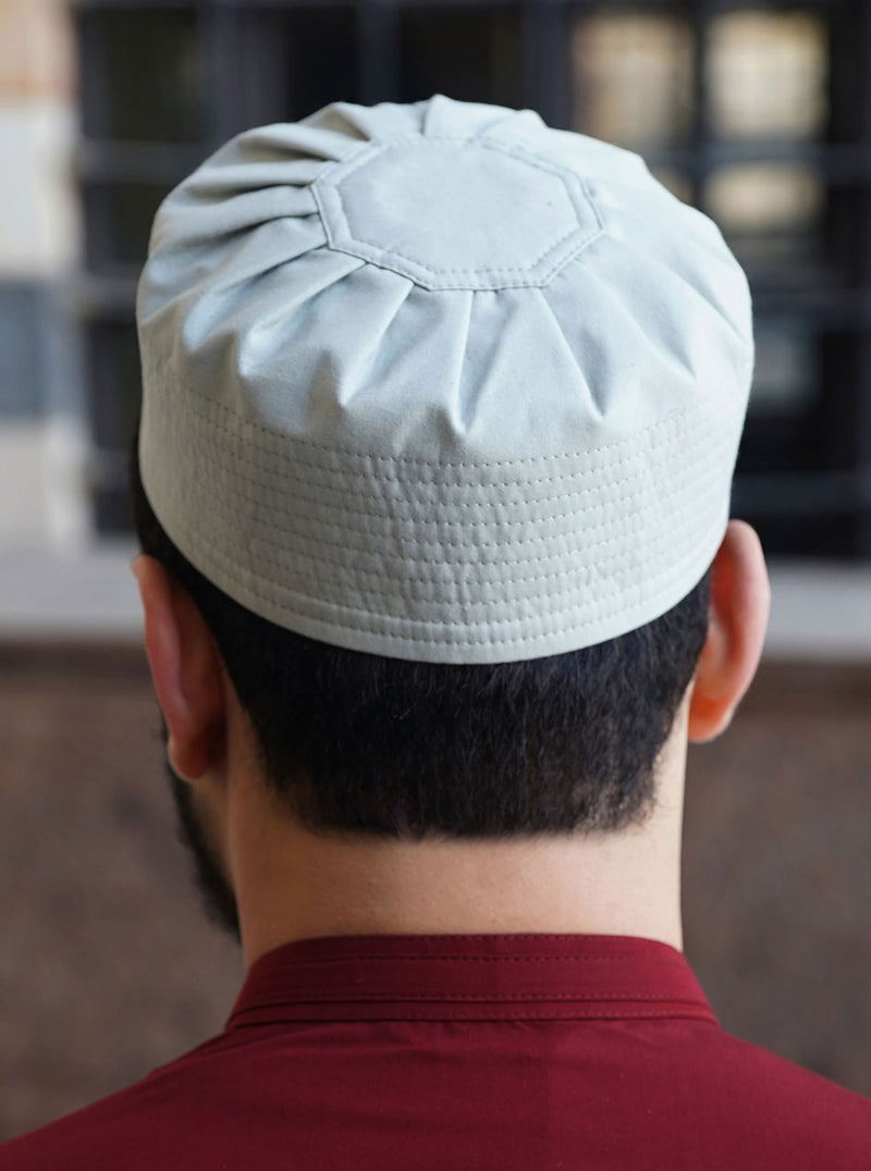 Cotton Pleated Kufi Hat