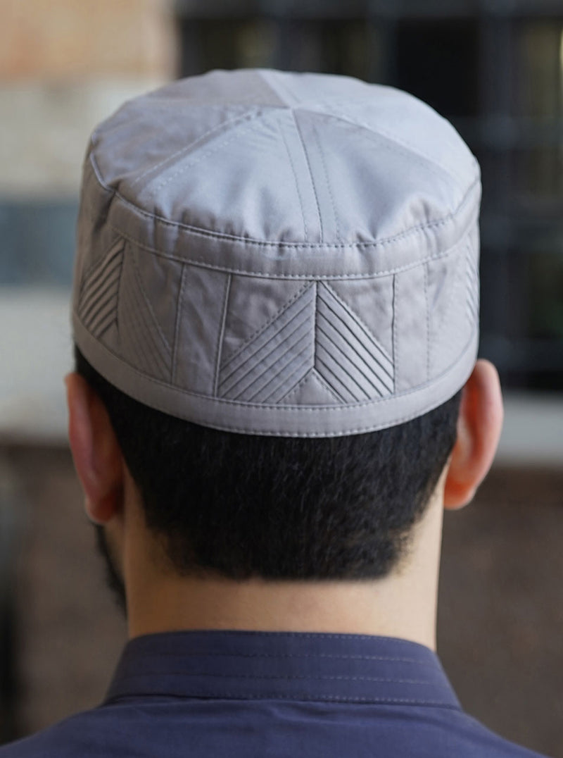 Chevron Pleated Kufi