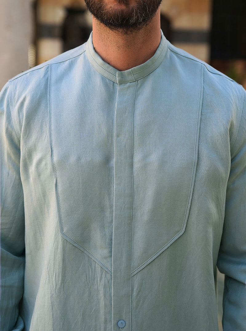 Architectural Linen Shirt