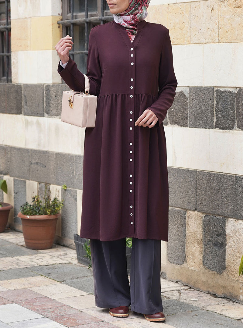 Midi with Gathered Waist