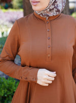 Flared Tunic with Godets