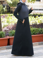 Angled Pouch Pocket Maxi Dress