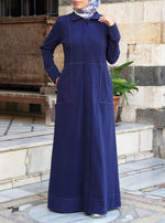 Brushed Cotton Maxi Dress