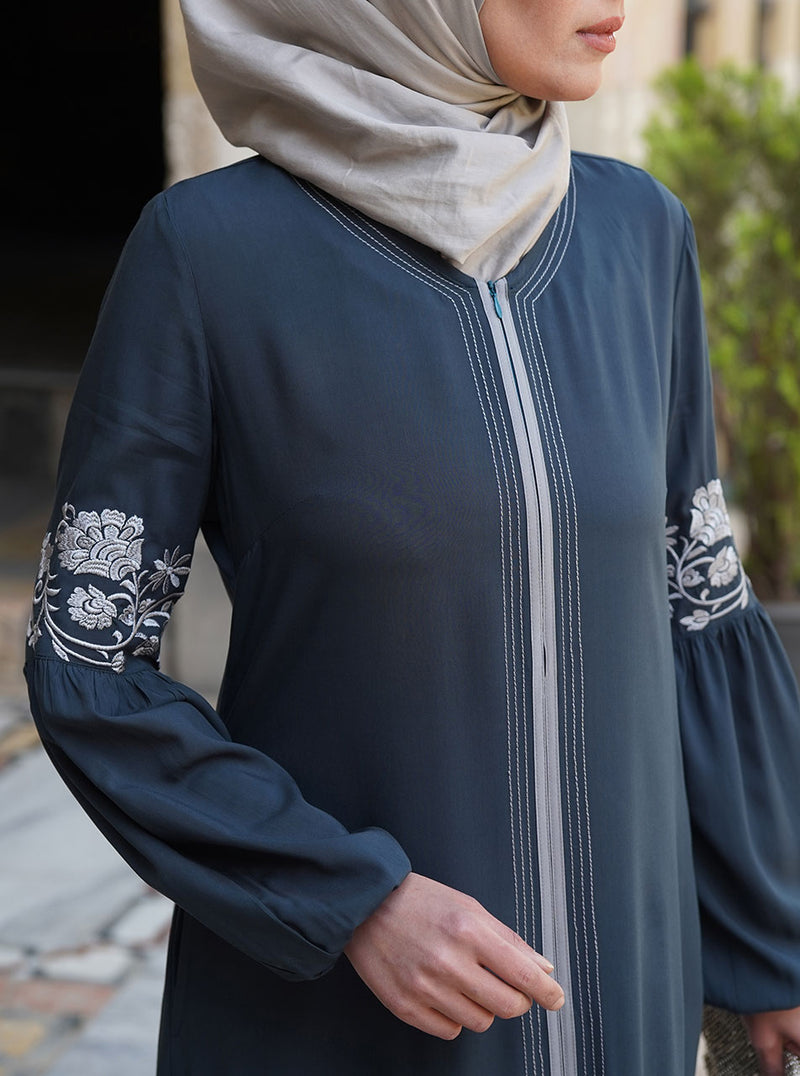 Farisaa Embroidered Abaya Gown