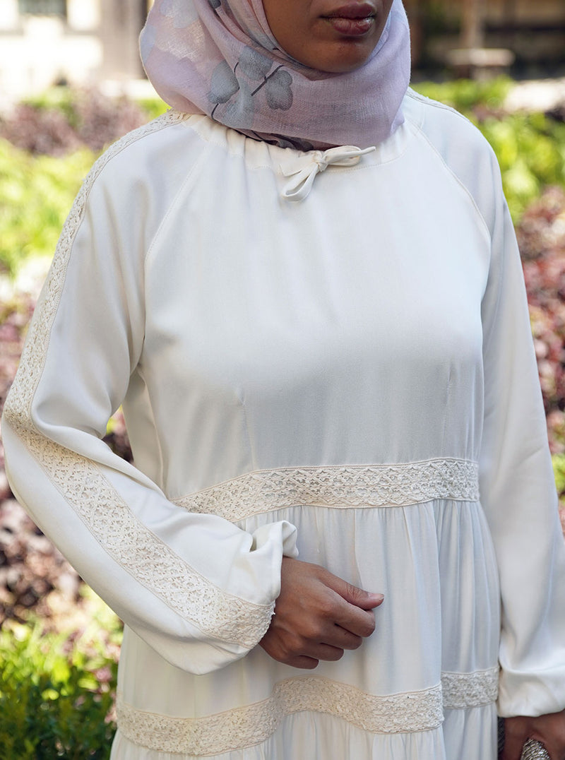 Sakura Lace Maxi Dress