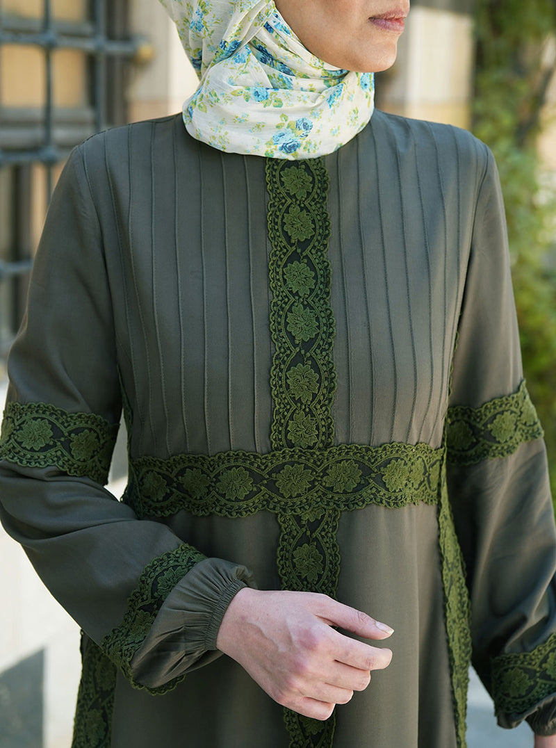 Husna Lace Abaya Gown