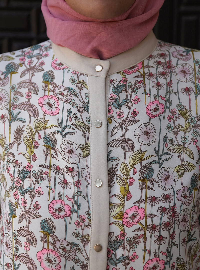 Printed Maxi Shirtdress