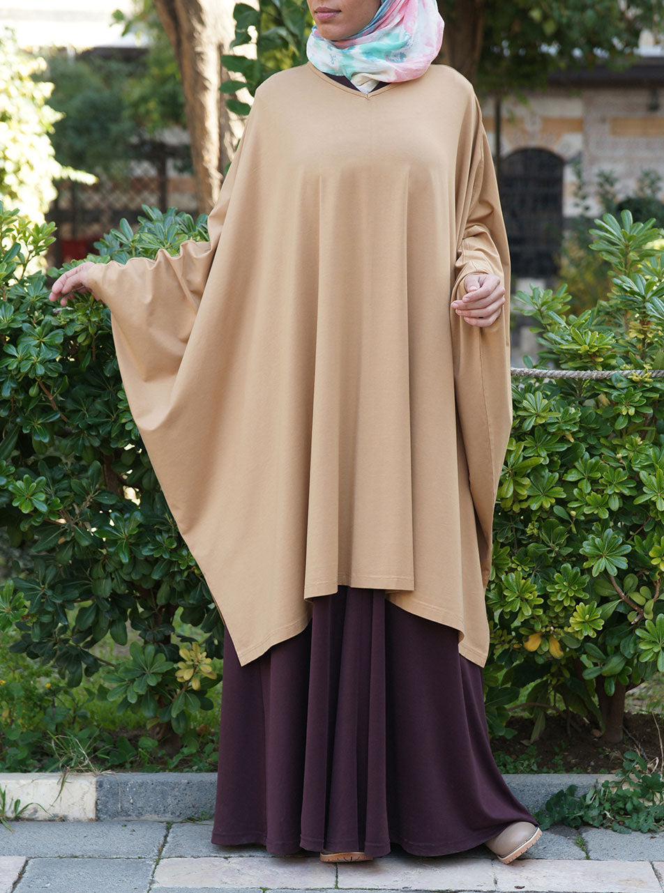 Batwing Poncho - Tunics & Tops - Women | Shukr Clothing