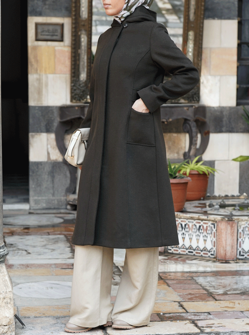 Aisha Wool Coat | Shukr Clothing