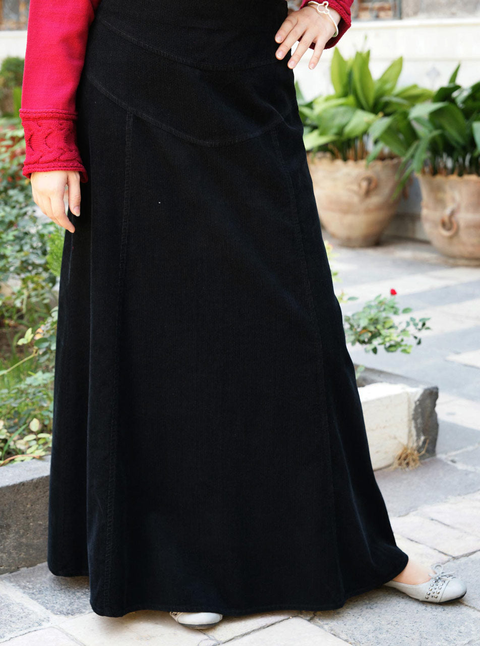 Solange Corduroy Maxi Skirt | Shukr Clothing