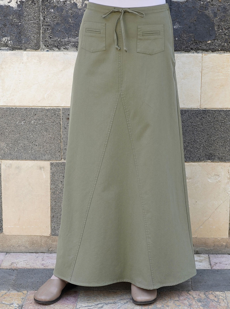 Cotton and Lyocell Huyam Skirt