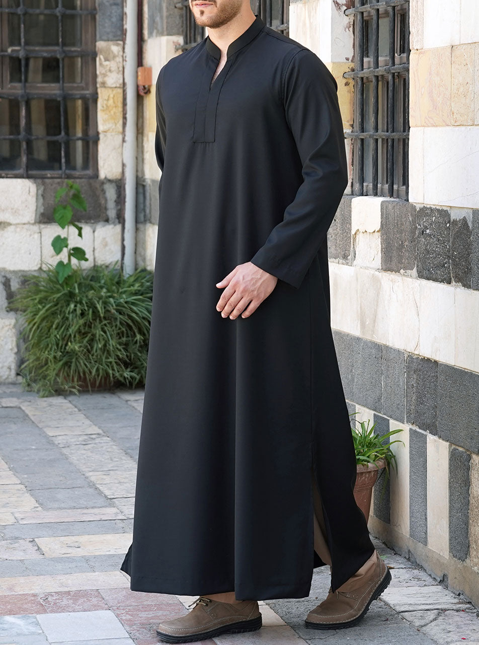 Casual Side Slit Thobe Shukr Clothing