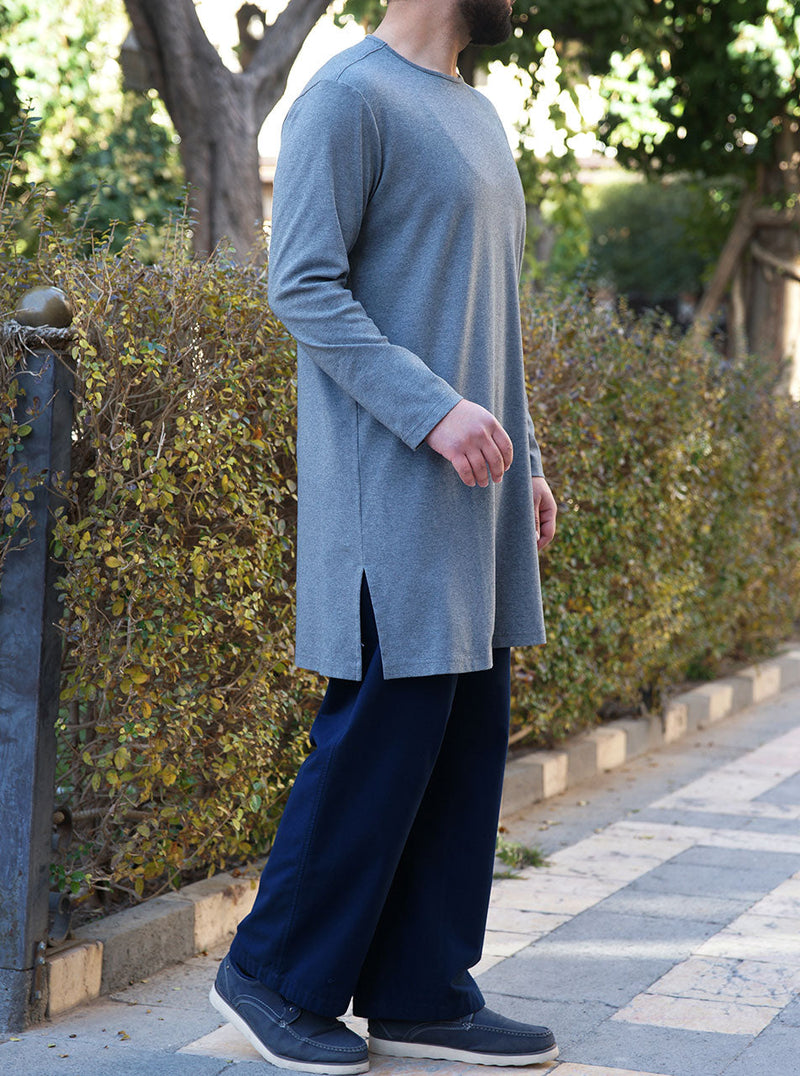 Long Jersey Sweater Top