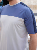 Tri-Color Short Sleeve Top