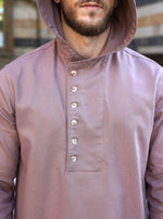 Side Buttoned Hoodie