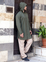 Snap Button Hoodie Tunic