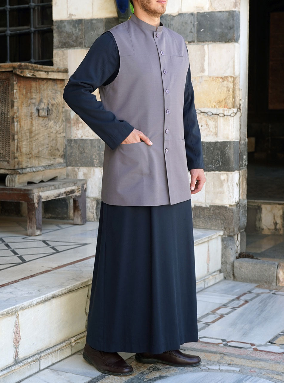 Paneled Waistcoat - Men | Shukr Clothing