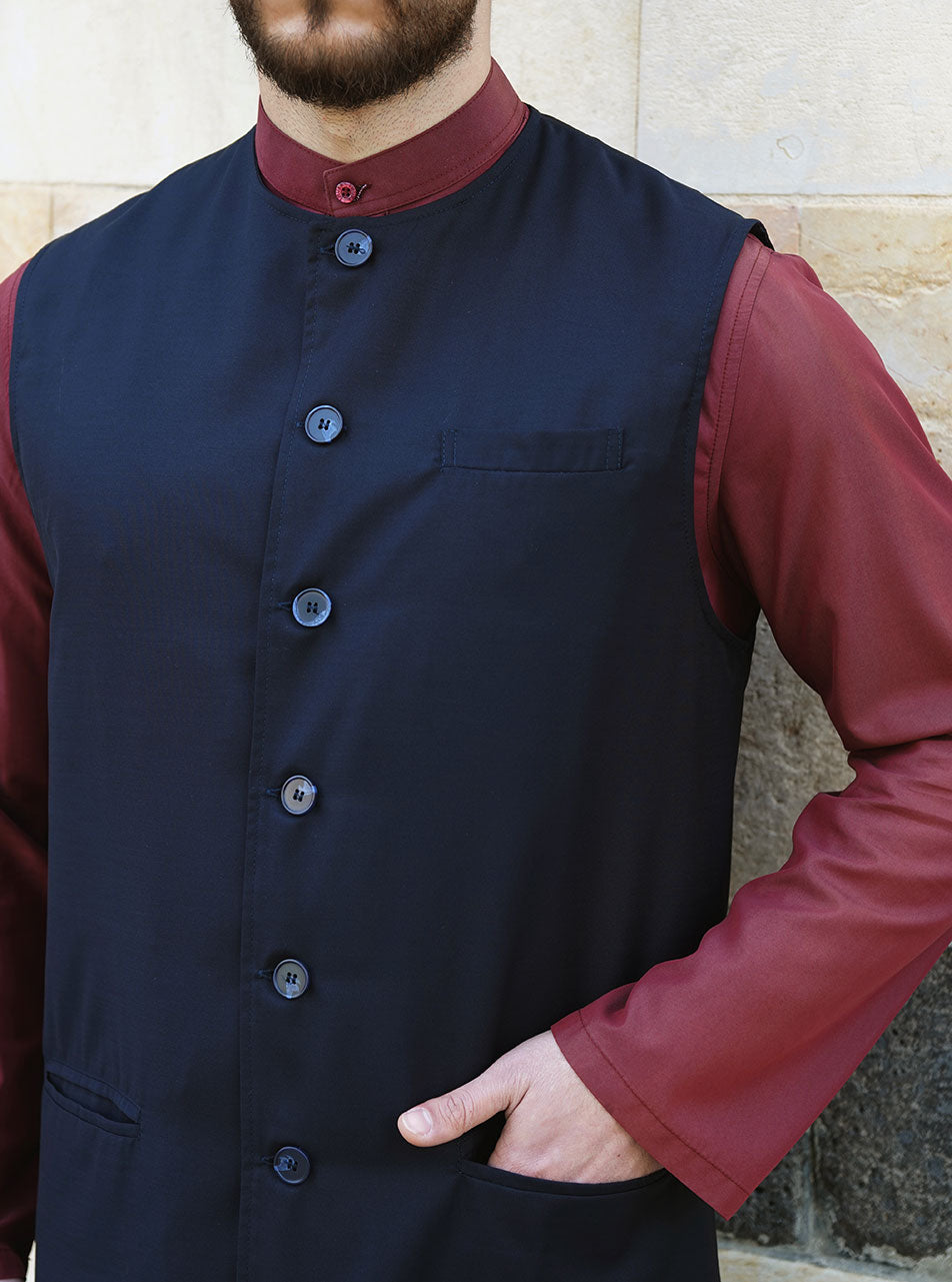 Waist coat with outlet kurta