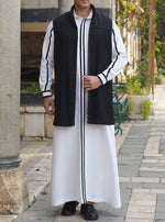 Contrast Trim Zipped Waistcoat