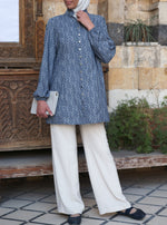 Cotton Paisley Print Blouse