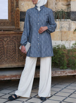 Cotton Paisley Print Blouse