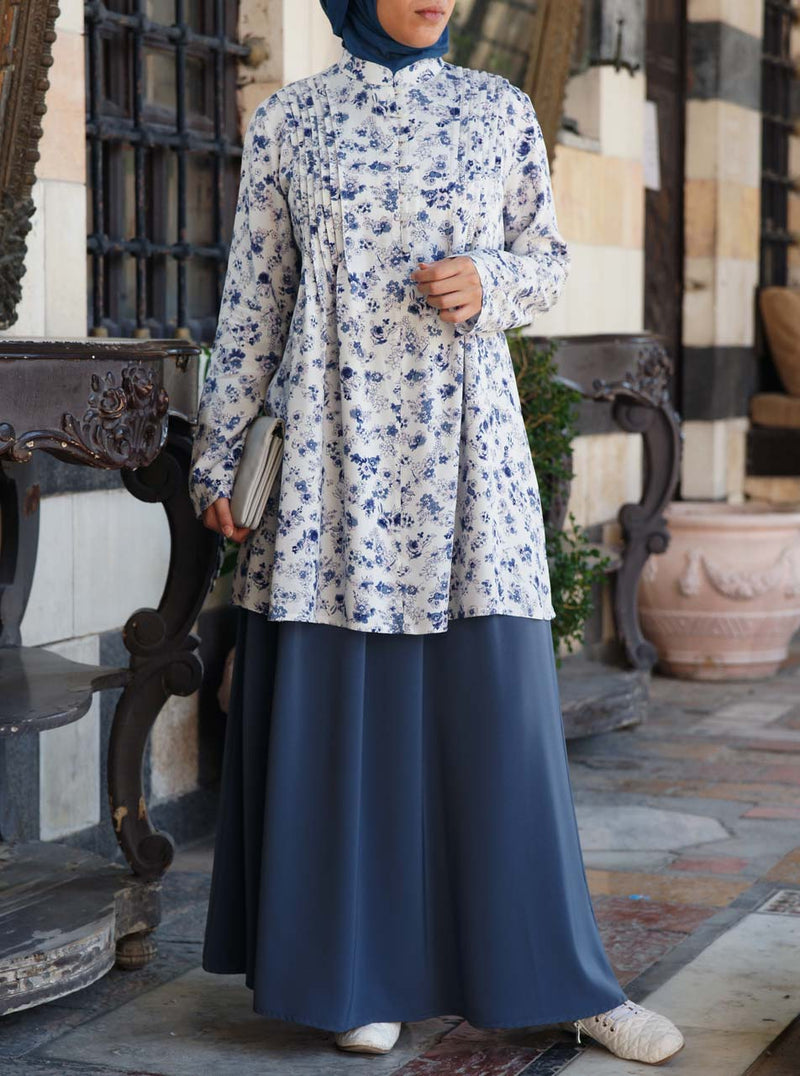 Tucked Printed Tunic