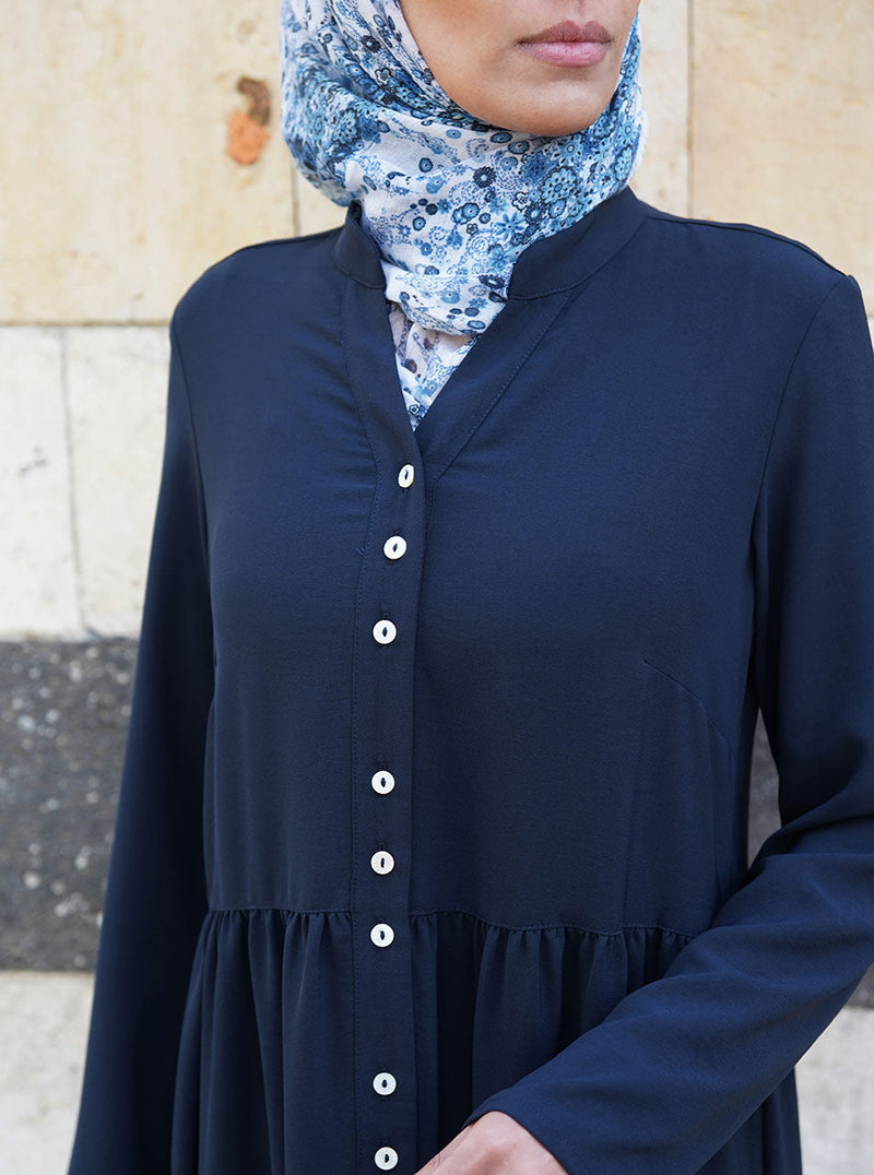 Midi with Gathered Waist