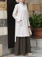 Extended Back Tunic with Pockets