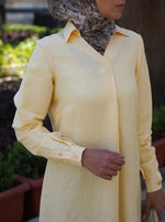 Linen Front Pleat Blouse