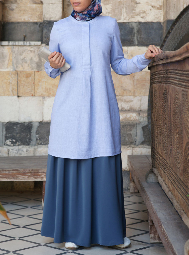 Soft Cotton Twill Tunic