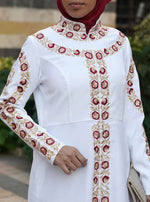 Wafa Embroidered Abaya Gown