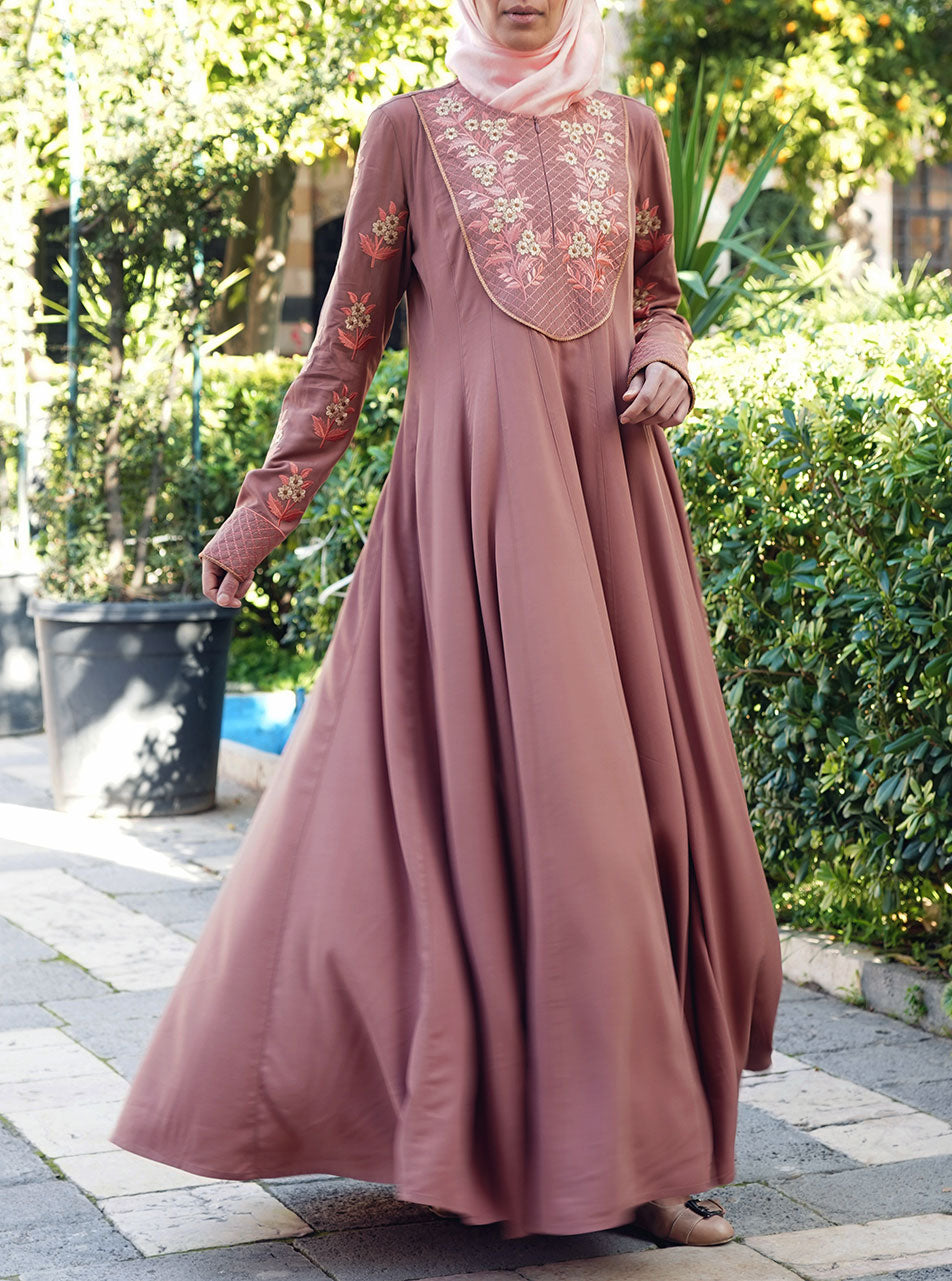 Luxury Gold Hijab Wedding Dress – Sahara Shops