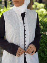 Printed Jacket and Abaya